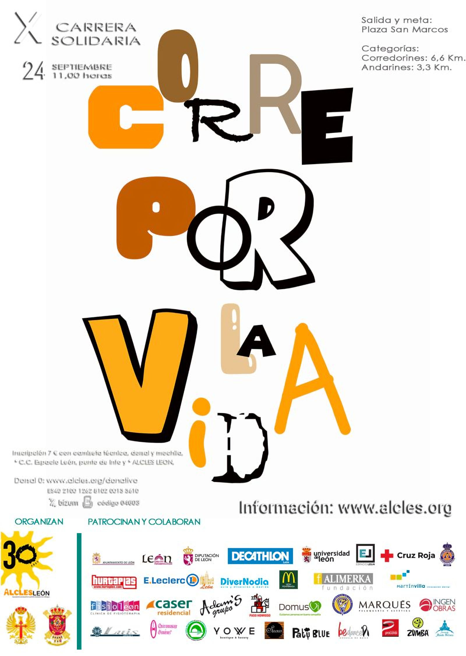 X CARRERA SOLIDARIA CORRE POR LA VIDA